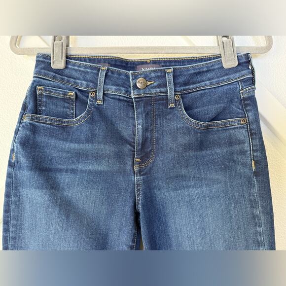 NYDJ Marilyn Straight Crop Jeans With Cuff Size 2 - Picture 2 of 9